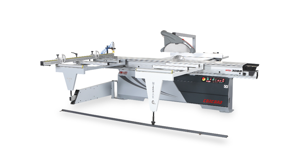 MZK 3800 CONCORD – Circular Semi-Industrial de formatizat si debitat PAL MDF Lemn cu masa mobila 3800 mm, incizor si motor industrial 5.5 kW