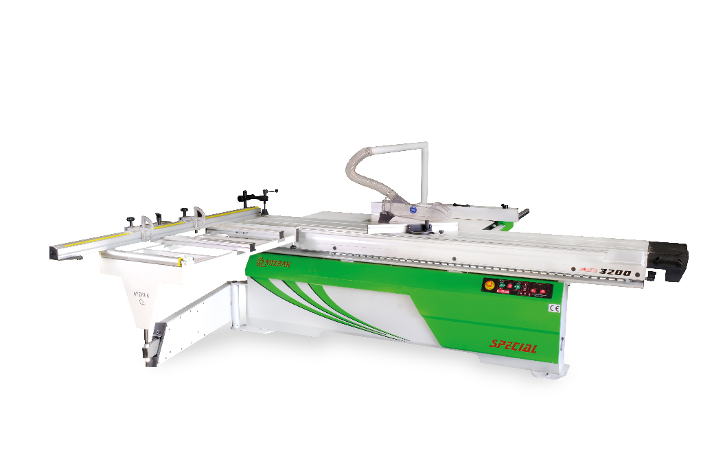 MZK 3200 SPECIAL – Circular de formatizat cu masa mobila 3200 mm, incizor si reglaj automat al unghiului pentru PAL/MDF/Lemn