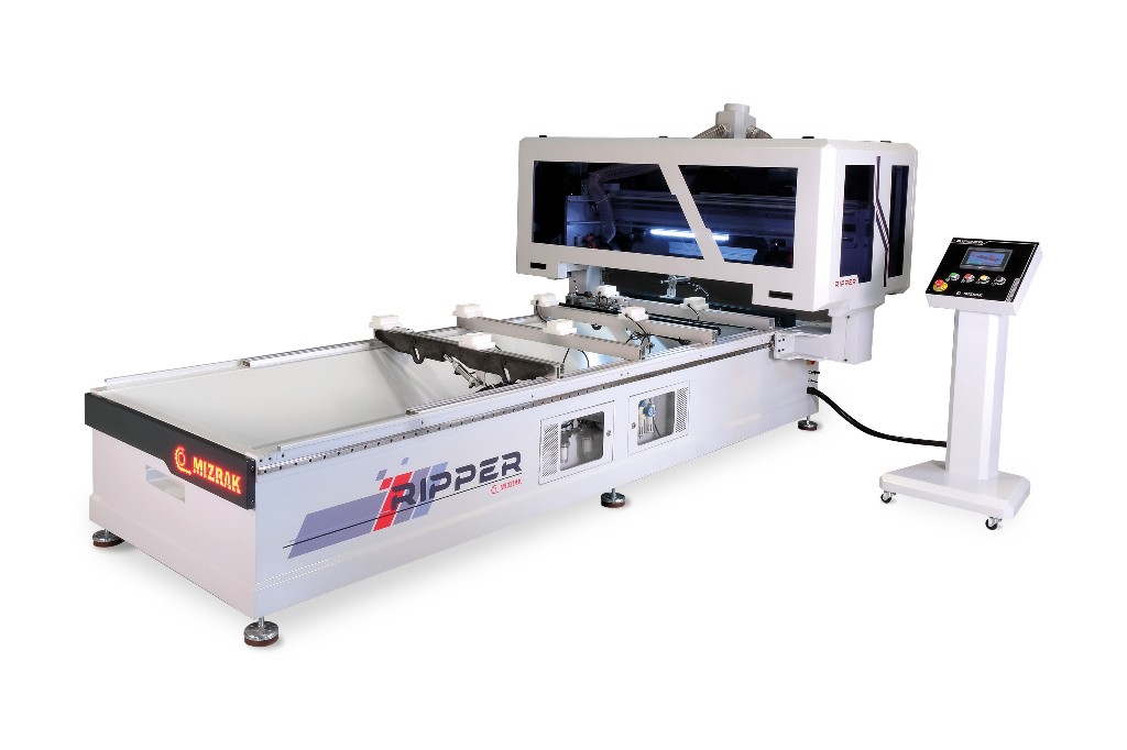 MZK NC RIPPER – Centru CNC Industrial pentru Debitare, Dimensionare si Falt Usi | Taiere cu Incizor, Canturi Fara Ciobire