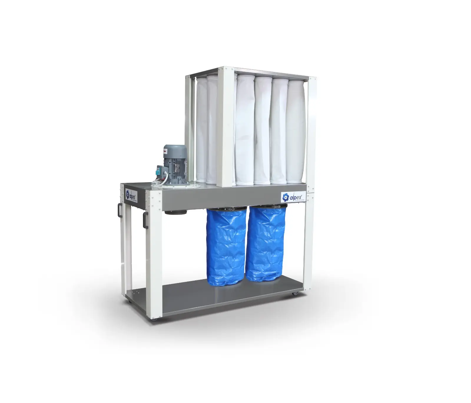 ALPEX 5000 – Sistem industrial heavy-duty de exhaustare rumegus si colectare praf pentru utilaje CNC si linii de productie mobilier