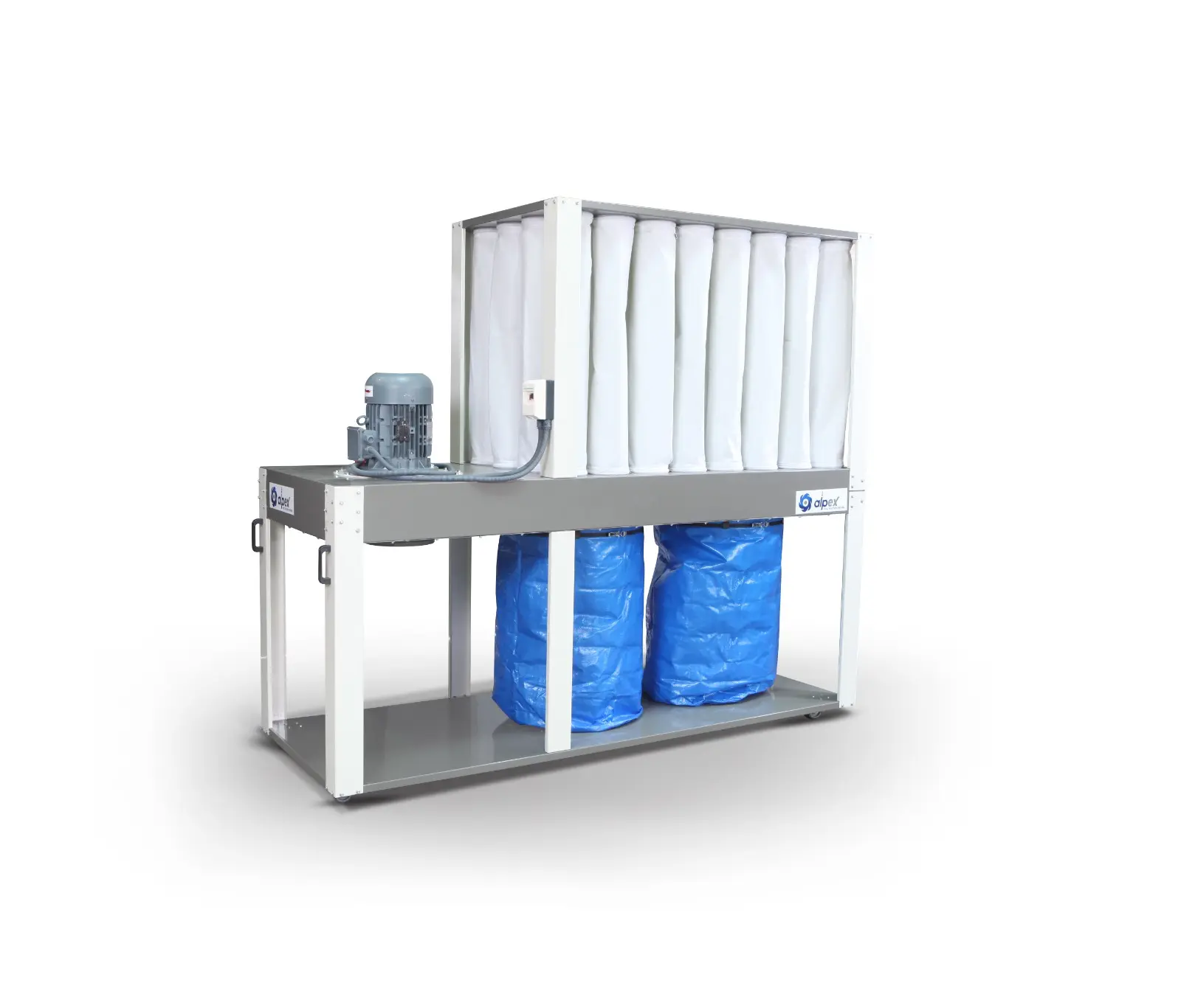 ALPEX 6000 – Sistem industrial heavy-duty de mare capacitate pentru exhaustare rumegus si colectare praf in fabrici de mobilier si centre CNC