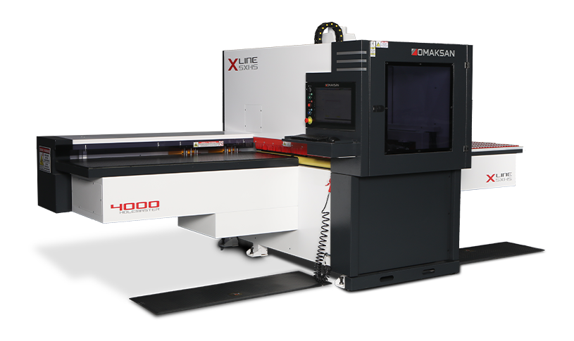 HOLEMASTER 4000 X LINE HS – Centru CNC Gaurire Mobilier High Speed Industrial pe 5 Laturi cu Frezare 2.2 kW si Canal | Utilaj CNC Profesional Automat pentru PAL MDF, Bucatarii Modulare, Dressinguri si Productie de Serie Industry 4.0